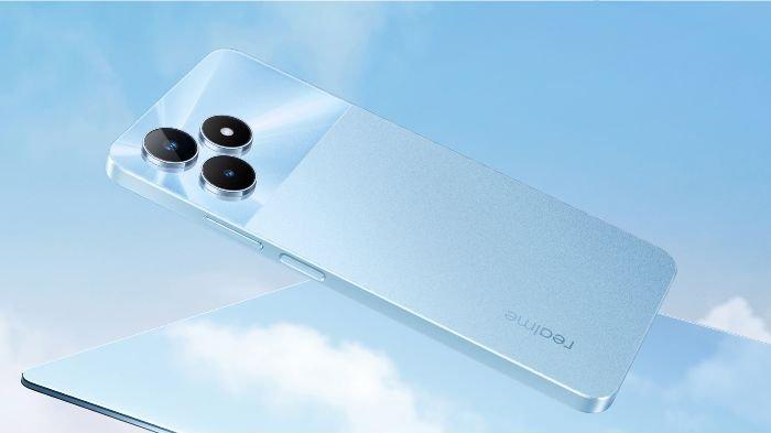 Bodi realme Note 50 tergolong tipis dibalut dengan desain yang nampak stylish
