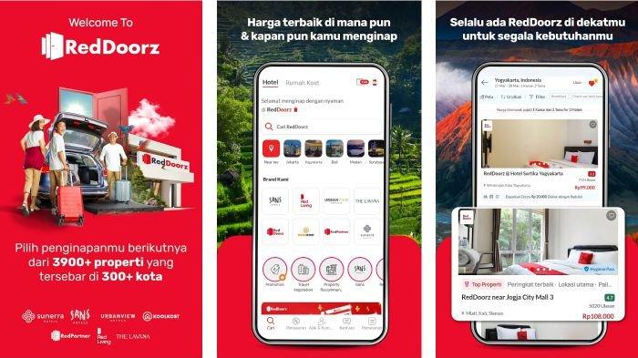 Aplikasi booking hotel RedDoorz