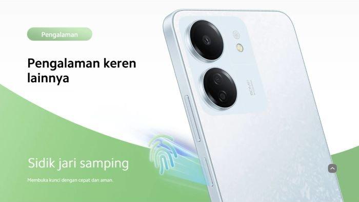 Redmi 13C punya sensor fingerprint dan fitur NFC