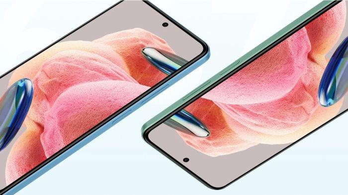 Redmi Note 12 punya layar AMOLED yang dihias poni punch hole