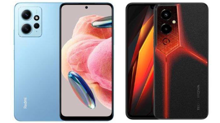 Adu Spesifikasi Redmi Note 12 vs TECNO POVA 4 Pro, Duel Maut HP Ngebut ...