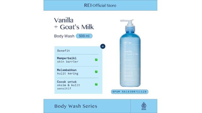 REI Skin Vanilla + Goat's Milk Body Wash