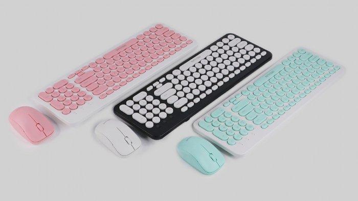 Keyboard dan mousw wireless REXUS KM10 Combo