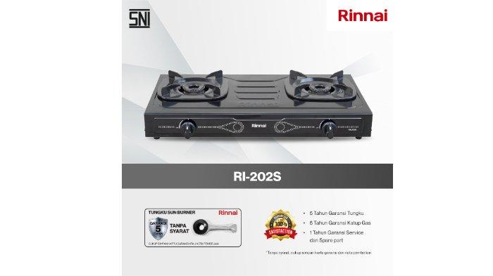 Rinnai Kompor Gas 2 Tungku RI 202 S