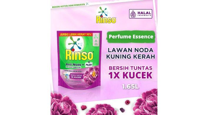 Rinso Molto Detergent Cair Deterjen Anti Noda Perfume Essence 1.65 L