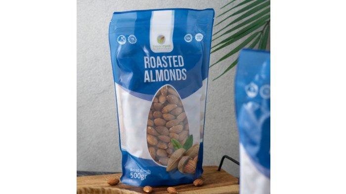 Roasted Almond / Almond Panggang 500gram ( Francis Organic ) - Tawar