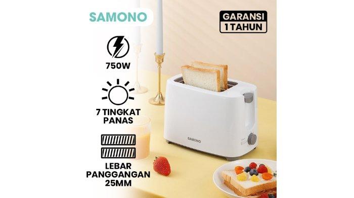 SAMONO 500W Toaster Pemanggang Roti SW-TW750