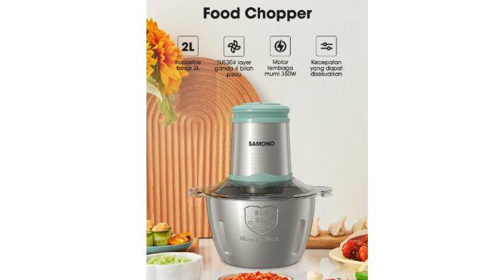 SAMONO Meat Grinder Chopper SW-CL350 menghadirkan kapasitas besar dan performa handal.