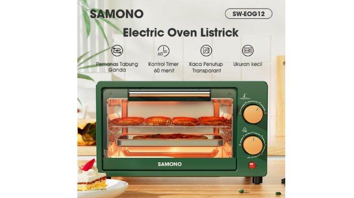 SAMONO Oven Listrik Mini Microwave 12 Liter 