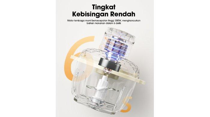 SAMONO SW-C300 Food Chopper lebih nyaman digunakan kapan saja.