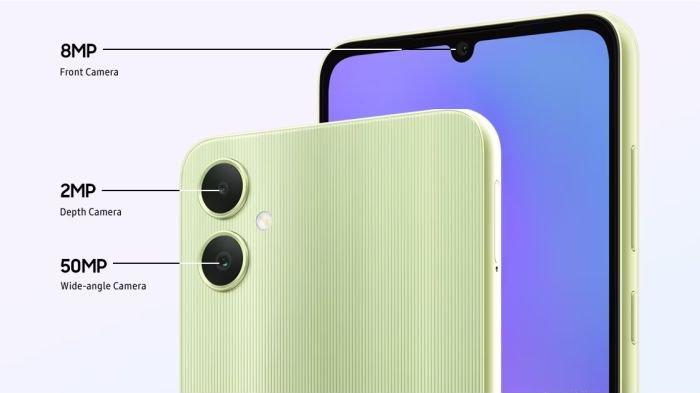 Desain punggung belakang SAMSUNG Galaxy A05