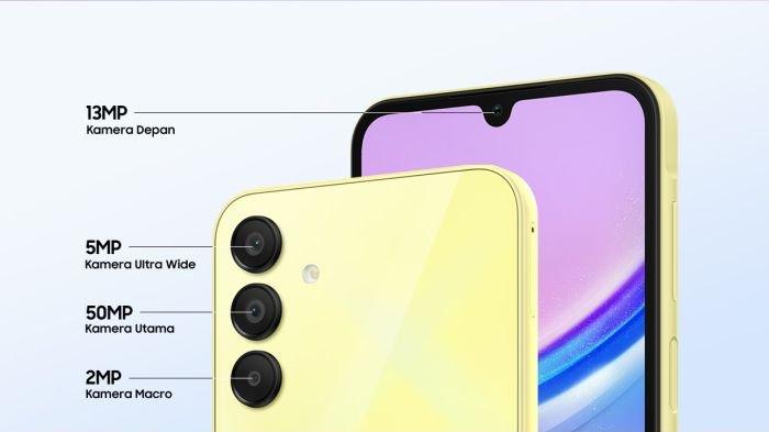 Susunan kamera SAMSUNG Galaxy A15