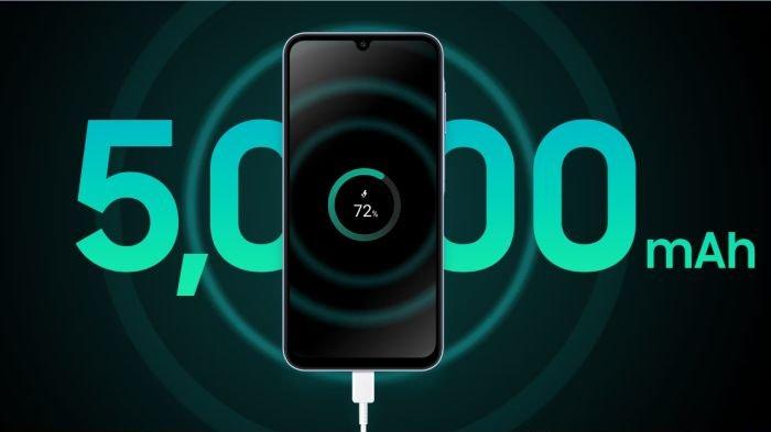 SAMSUNG Galaxy A25 5G hadir dengan baterai 5000 mAh, didukung pula fitur fast charging 25 watt
