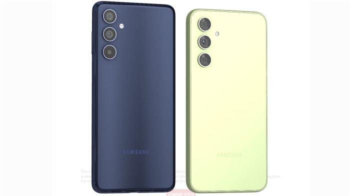 Bodi belakang SAMSUNG Galaxy M54 5G (kiri) dan Galaxy A54 5G (kanan)