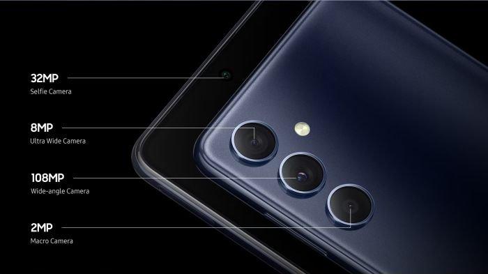 Susunan kamera SAMSUNG Galaxy M54 5G