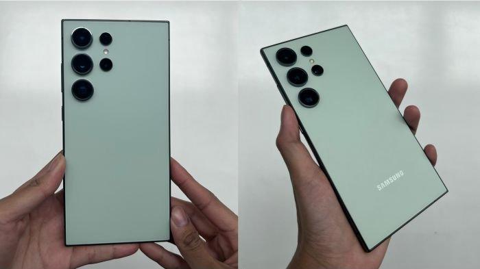 Desain bodi belakang SAMSUNG Galaxy S24 Ultra