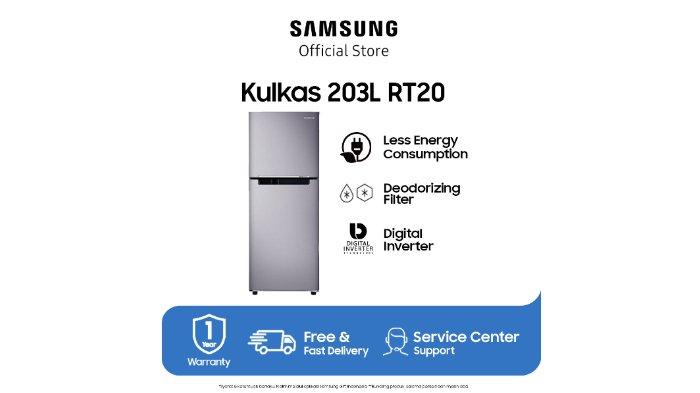 SAMSUNG Kulkas 2 Pintu RT20FARWDSA