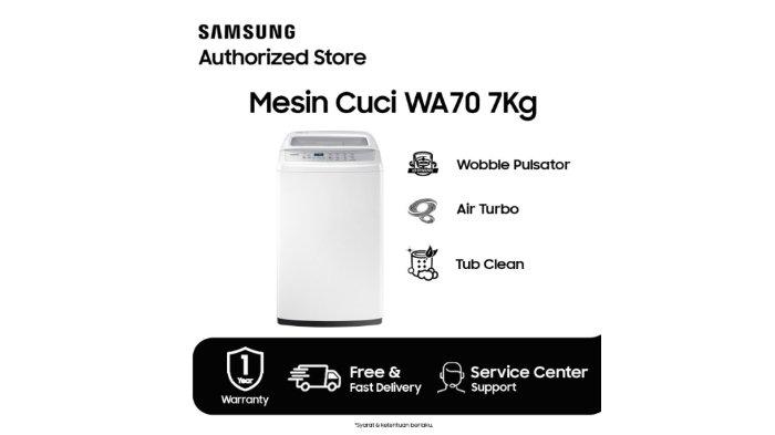 SAMSUNG Mesin Cuci Top Loading 7 Kg WA70H4200SW/SE