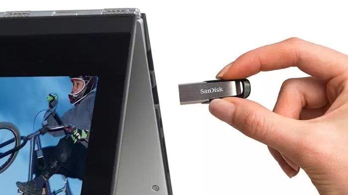 Ilustrasi flashdisk SanDisk Ultra Flair CZ73