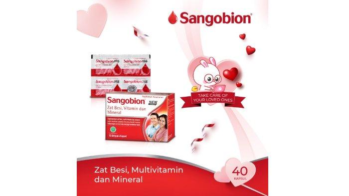 Sangobion Vitamin dan Suplemen Zat Besi Beragam Kemasan.