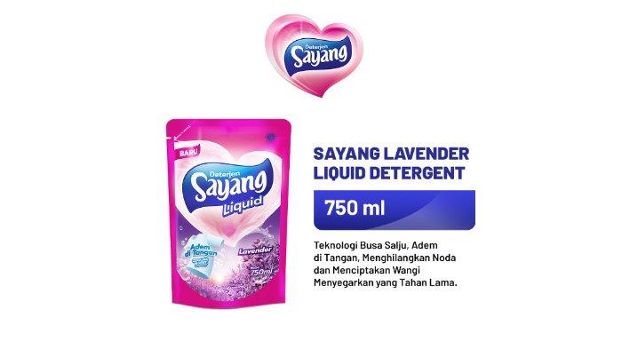 Sayang Lavender Liquid Detergent 750ML.