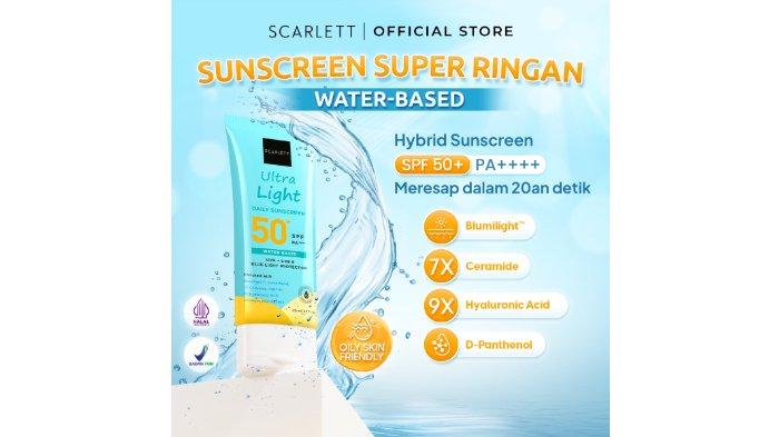 Scarlett Whitening Ultra Light Daily Sunscreen SPF 50+ PA++++