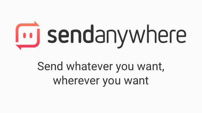 Ilustrasi aplikasi Send Anywhere
