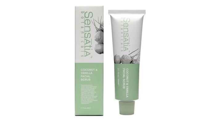SensAtiA Botanicals Coconut & Vanilla Facial Scrub