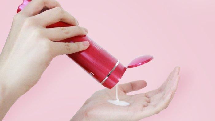 Produk shampoo untuk perawatan rambut