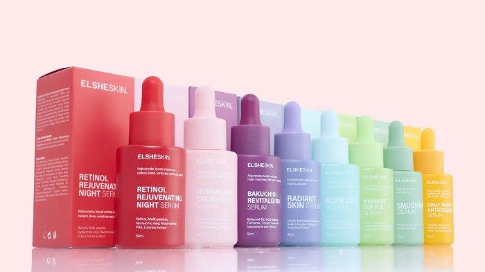 Berbagai pilihan skincare dari ELSHESKIN yang sudah BPOM dan HALAL.