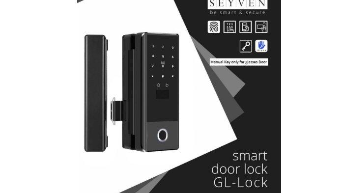 SEYVEN Smart Door Lock Kaca Frameless
