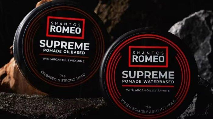Ilustrasi jenis pomade yang berbeda-beda.