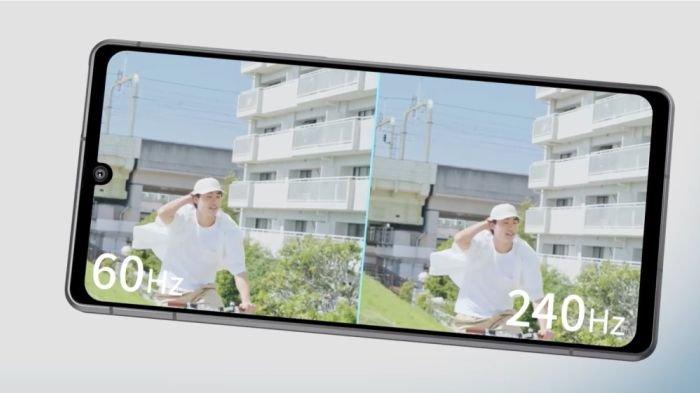 Ilustrasi laju penyegaran layar atau refresh rate yang diadopsi SHARP AQUOS R8s