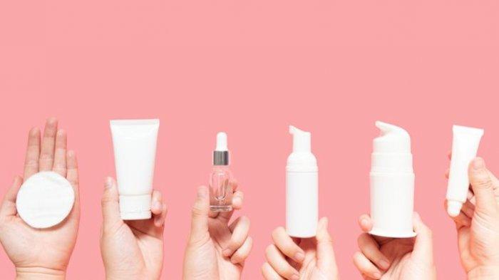 Ilustrasi skincare mengandung pewangi