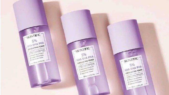 SKINTIFIC 5 persen AHA BHA PHA Exfoliating Toner