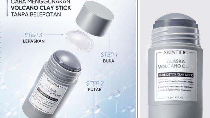 SKINTIFIC Alaska Volcano Pore Detox Clay Stick