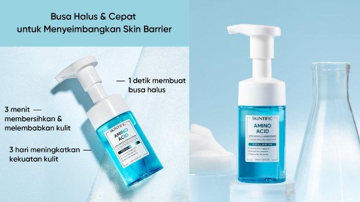 SKINTIFIC Amino Acid Ultra Gentle Cleansing Mousse 100 ml.