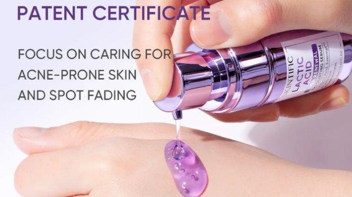 Skincare mengandung Lactic Acid.