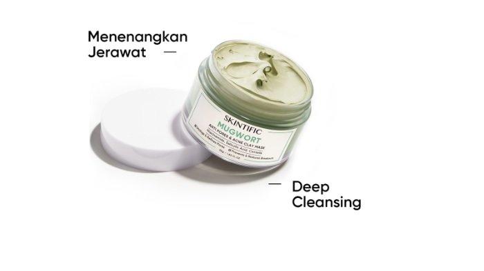SKINTIFIC Mugwort Mask Acne Clay Mask