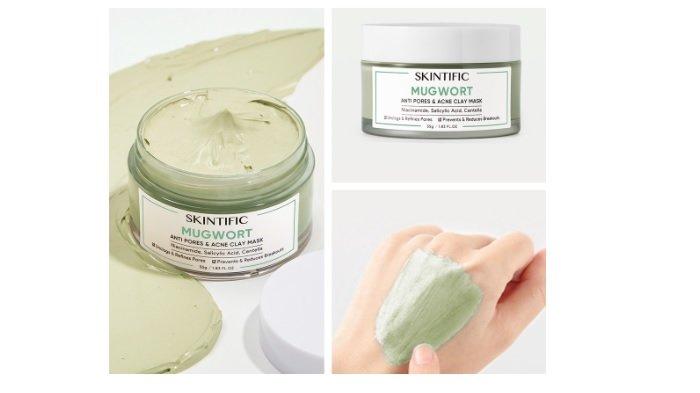 SKINTIFIC Mugwort Mask Acne Clay Mask