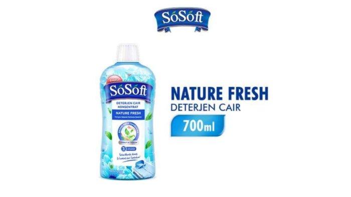 So Soft Detergen Cair Nature Fresh Botol 700 Ml.