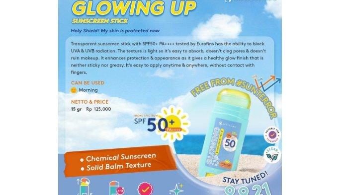 SOMETHINC Glowing Up Sunscreen Stick SPF 50++ PA ++++
