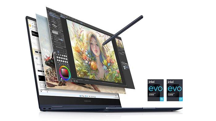Ilustrasu laptop Samsung Galaxy Book Pro 360
