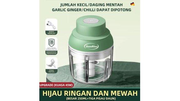 Sumrise Blender Mini Chopper desain compact tapi mata pisau handal