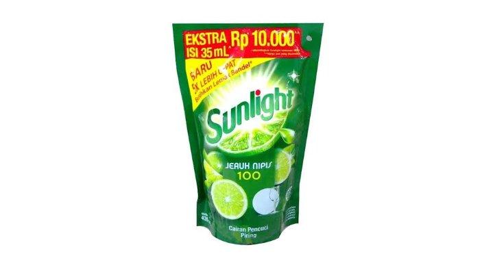 Sunlight sabun cuci piring beragam ukuran