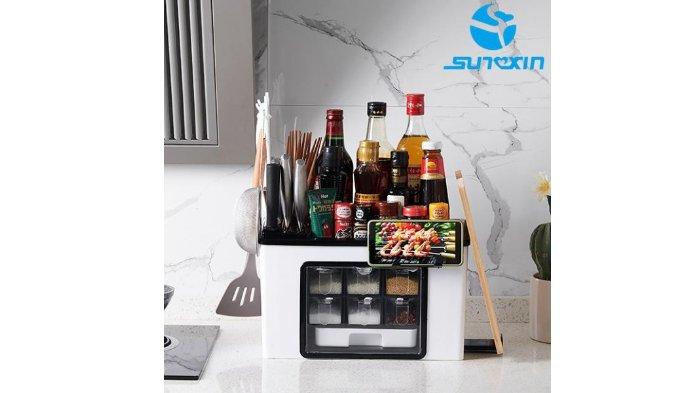 Sunxin Rak Dapur Bumbu beragam seri.