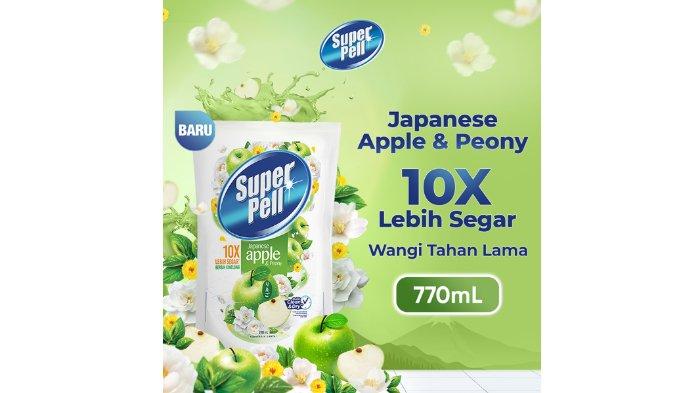 SuperPell Pembersih Lantai Pel Lantai Japanese Apple & Peony 770 mL.