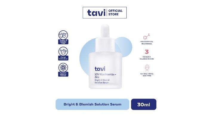 TAVI 10 Niacinamide + Zinc Bright & Blemish Solution Serum