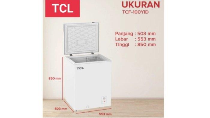 TCL CHEST FREEZER 100L beragam seri.