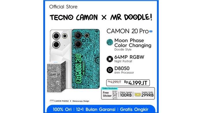 TECNO CAMON 20 Pro 5G Mr. Doodle Edition